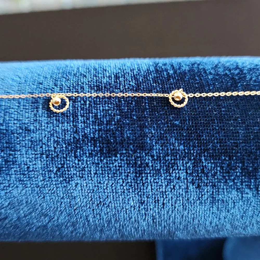 Gold anklet - Picture 9 of 12